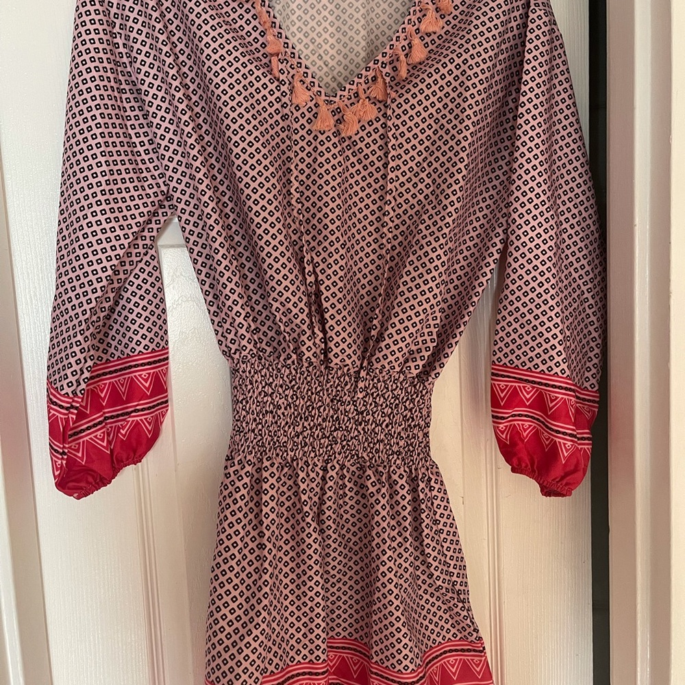 Stretch swim cover-up dress